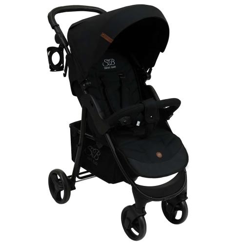 Коляска прогулочная Rapido Black Sweet Baby