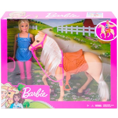 Игровой набор Барби и лошадь Barbie Mattel FXH13