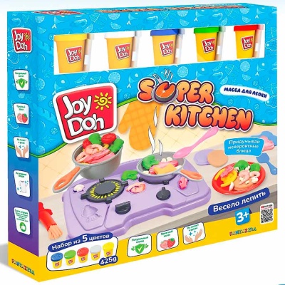 Масса для лепки Супер Кухня Joy Doh KITC-425 pot 4