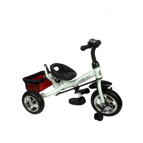 Велосипед трёхколёсный с родительской ручкой Velobibi Венера ВЛ-0685 красный фото 5