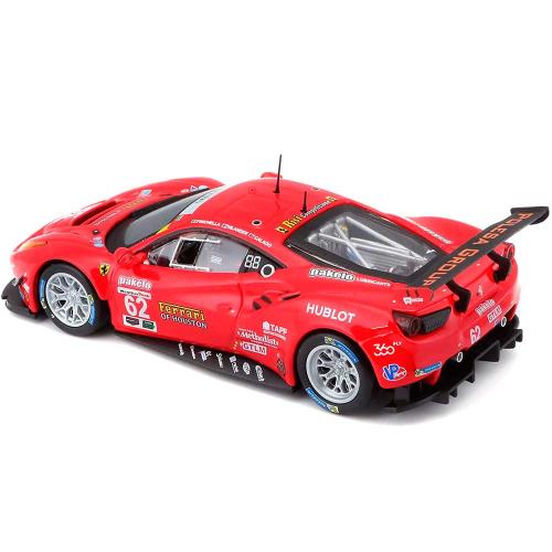 Коллекционная машинка Ferrari Racing 488 GTE 2017 Bburago 18-36301 фото 2