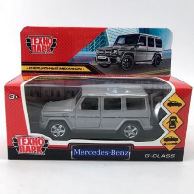 Машина инерционная Mercedes-Benz G-Class 12 см Технопарк GCLASS-12-GY 3