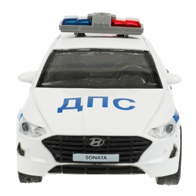 Коллекционная машинка Hyundai Sonata Полиция Технопарк SONATA-12POL-WH