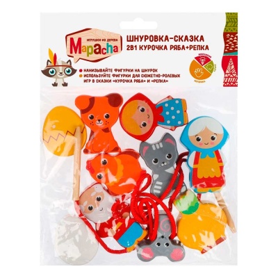 Шнуровка Курочка Ряба Репка Mapacha 76806 3