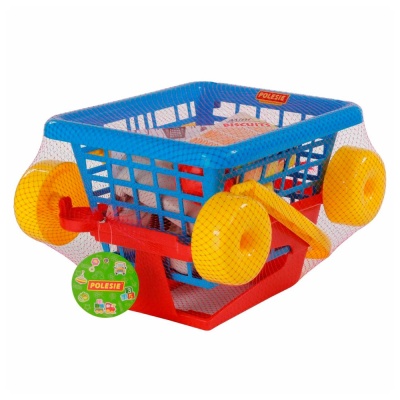 Тележка для покупок с продуктами Supermarket Полесье 67890 2