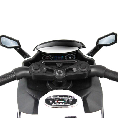 Детский электротрицикл RiverToys K002PX белый