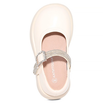 Туфли для девочки Капитошка C21232 бежевые 4