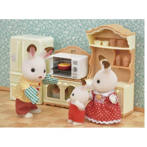 Набор Sylvanian Families Шкаф с микроволновой печью Epoch 5443 фото 4