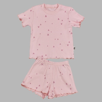 Футболка Сердечки Чуди Кидс 237125-9 розовый 04