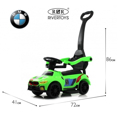 Детский толокар RiverToys F003FF-P зелёный