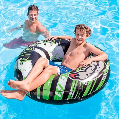 Надувной круг для плавания Речная крыса 122 см Intex 68209NP 2