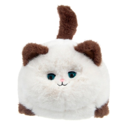 Кошка интерактивная моргает виляет хвостом издает звуки Veld Co 133641 коричневая 3