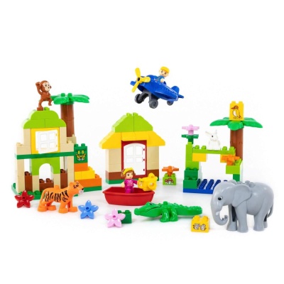 Конструктор Макси Зоопарк 98 деталей Полесье 77738 01
