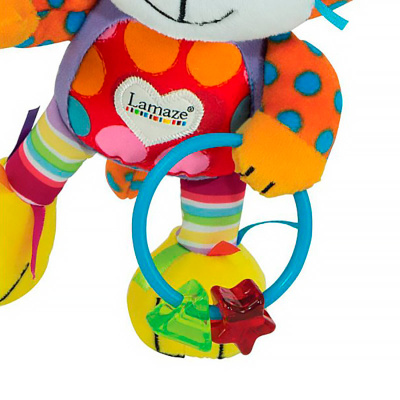 Игрушка с подвесом для малышей Леопард развивающая Lamaze Tomy 65958 3