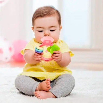 Игрушка развивающая прорезыватель Сверкающее кольцо Infantino 306832 2