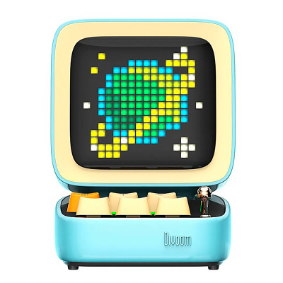 Портативная колонка Ditoo Pro с пиксельным LED-дисплеем Divoom 90100058206 голубая 11