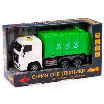 Автомобиль МАЗ коммунальный инерционный со светом и звуком Полесье 94070 3