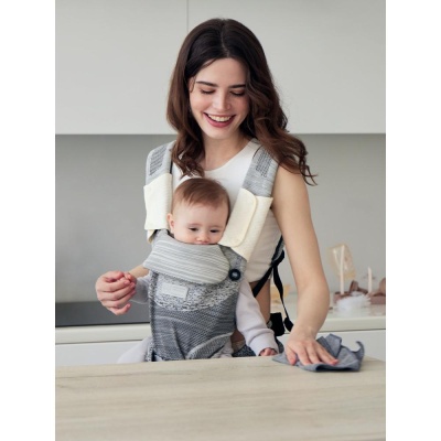 Рюкзак-переноска Babyway Happy Baby 40068 grey серый