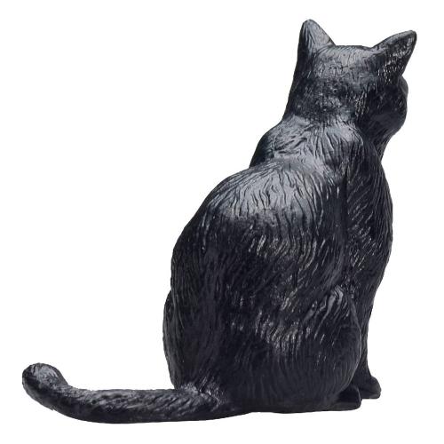Фигурка Кошка чёрная сидящая Konik AMF1094 фото 4
