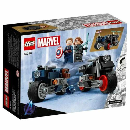 Конструктор Lego Super Heroes 76260 Черная вдова и Капитан Америка на мотоциклах фото 5