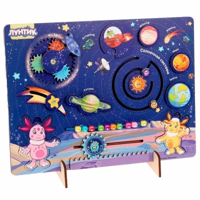 Игрушка развивающая Бизиборд  Лунтик Mapacha 962172 1