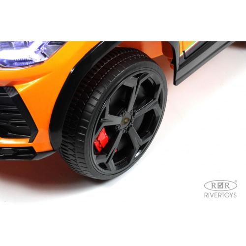 Детский электромобиль Lamborghini Urus RiverToys E777EE оранжевый фото 21
