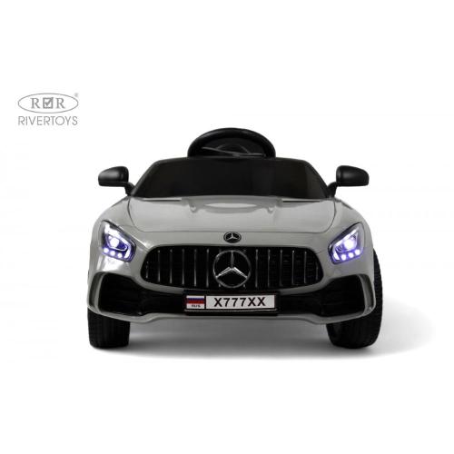 Детский электромобиль Mercedes-Benz AMG GT RiverToys X777XX серый фото 20