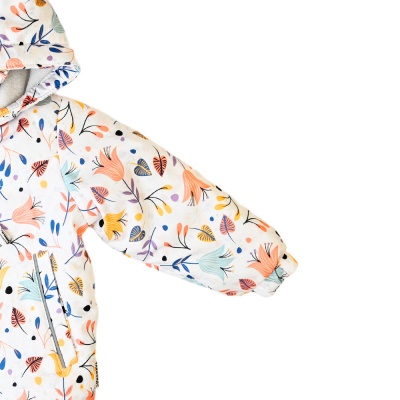 Куртка демисезонная Цветы Чуди Кидс 123424 белый 03