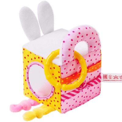 Развивающий кубик Зайка Банни Мякиши 630