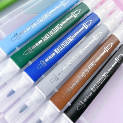 Фломастеры-кисточки Black excellence 12 цветов Bruno Visconti 32-0058 05