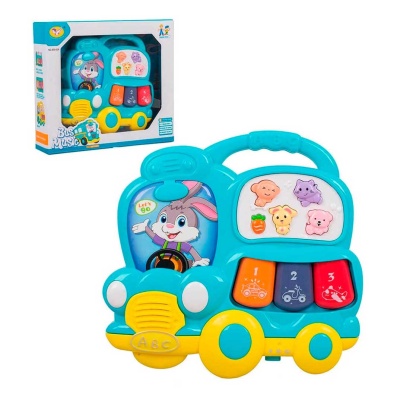 Развивающая игрушка Пианино-автобус Elefantino 1906248