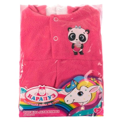 Одежда для кукол Комбинезон Пандочка Карапуз OTF-2202CF-RU 5