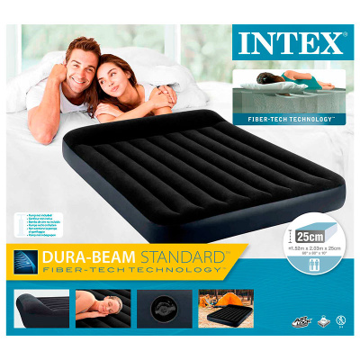 Матрас надувной Pillow Rest Classic Bed Fiber-Tech INTEX 64143 4