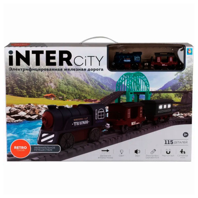 Игровой набор InterCity железная дорога Увлекательное путешествие 1toy Т24158