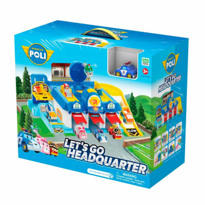 Игровой набор Штаб квартира Robocar Poli Silverlit MRT-664 4