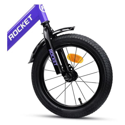 Велосипед двухколёсный 14 Rocket Juster 14.JUSTER.VOT.25 фиолетовый 04