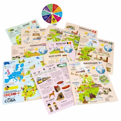 Настольная игра-викторина Страны Европы 2 Bondibon ВВ5645