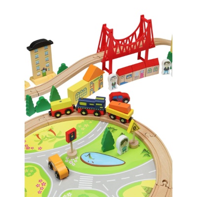 Деревянная железная дорога Рыжий Кот ИД-1223 02