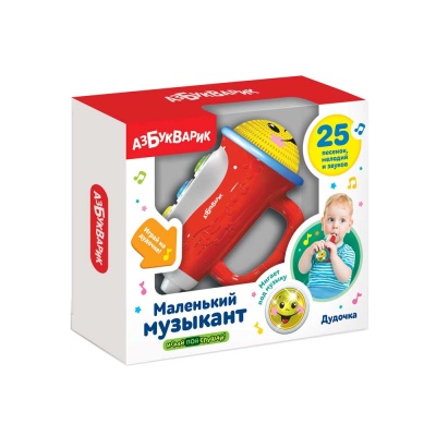 Музыкальная игрушка Дудочка Маленький музыкант Азбукварик 2