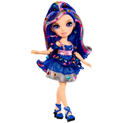 Кукла Rainbow High Dazzling Женевьева MGA  70780 голубая
