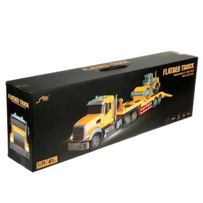 Машина радиоуправляемая Грузовик с прицепом и катком Veld Co 133836