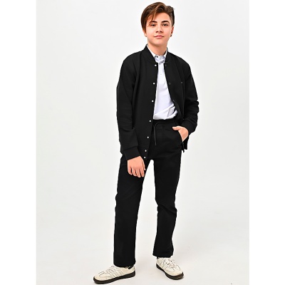 Жакет бомбер школьный для мальчика Cegisa 5022 черный 4 Жакет бомбер школьный для мальчика Cegisa 5022 черный 4