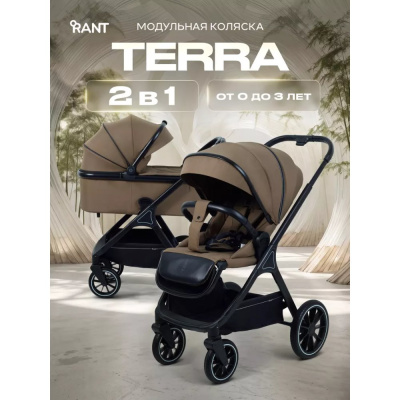Коляска 2 в 1 Rant basic Terra RA163 Brown 02