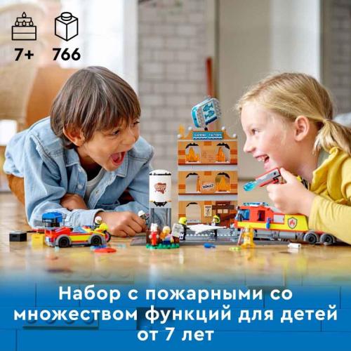 Конструктор Lego City Пожарная команда lego 60321 фото 3