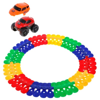 Гибкий 3D трек 48 элементов светится в темноте Пламенный мотор 870808