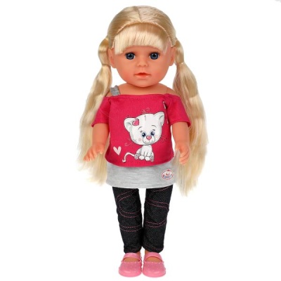 Кукла интерактивная Барбарики Полина 35см Карапуз Y35SBB-35075