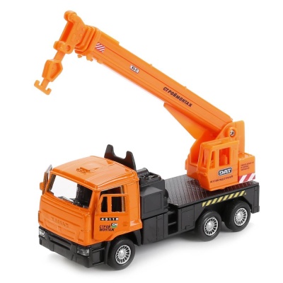 Металлическая машинка КамАЗ Автокран Технопарк SB-16-23WB