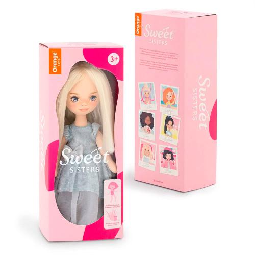 Кукла Sweet Sisters Mia в голубом платье 32 см Серия Вечерний шик Orange toys SS01-01 фото 3