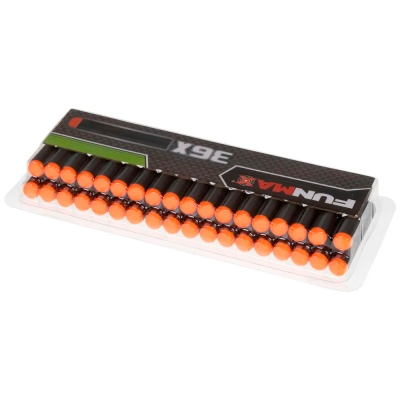 Бластер FunMax А74 электрический с барабаном 12 выстрелов 36 снарядов 1TOY Т24251 3