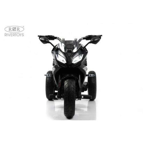 Детский электротрицикл RiverToys Z333ZZ чёрный фото 2